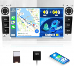 SIXWIN 8-Core 4+64G Android 15 Autoradio f&uuml;r Opel Antara Vectra Sigum Combo Zafira Astra Corsa mit Carplay/Android Auto/DSP, 7 Zoll Touchscreen mit GPS WiFi Bluetooth 5.0 FM RDS+32 Band EQ(Silber)