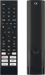 H&auml;&auml;lkaugjuhtimispuldi asendaja, mis sobib DYON Movie Smart 55 VX TV-le, Movie Smart 50 VX TV-le, 4K Ultra HD Smart TV-le, kolmekordne tuuner (DVB-C/-4K/-S2/-T2) (mudel 2024).