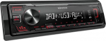 Kenwood KMM-DAB307 USB autoraadio DAB+/FM (heliprotsessor, USB, AUX, 4 x 50 W, nupuvalgustus, punane, sisaldab DAB+ antenni)