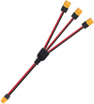XT60 pikenduskaabel 1 kuni 3 XT60 pistikupesa XT60 emasele XT60 adapteri pikenduskaabel, mis &uuml;hildub Powerstationiga 60 cm