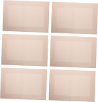 Cabilock komplekt 6 isoleeritud ristk&uuml;likukujulisi kohamatte teetasside jaoks Kohamatid &otilde;htus&ouml;&ouml;gipidudele Placemats Placemats Isoleeritud matid k&ouml;&ouml;gi kohamatte jaoks PVC heleroheline