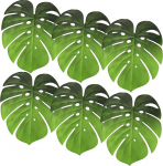 Artibetter Eva Tischsets Anti Rutsch Isolieruntersetzer Monstera Bl&auml;tter Gr&uuml;n 6 St&uuml;ck F&uuml;r Esstisch Party Und Restaurant