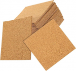 VALICLUD 40 Selbstklebende Quadratische Korkunterlagen 10 X 10cm mit Stabiler Polsterung aus Kork f&uuml;r Keramikgeschirr und Heimdekoration im Beige Farbton
