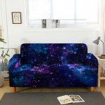 Diivanikate 1 2 3 4-kohaline Starry Sky Blue Galaxy Diivanikate Stretch kaitsev kate Universaalne diivanikate k&auml;etugede jaoks Diivanikate Spandex pol&uuml;estrist libisemisvastane diivanikate