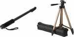 Amazon Basics 67-Inch Monopod & Lightweight Camera Tripod with Bag 16.5-50 Inch