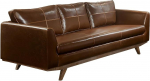 Vente-unique Alegan Antique Brown 3-kohaline nahast diivan