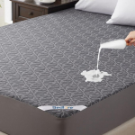 BEDLORE madratsikaitse 140 x 200 cm, veekindel hingav madratsitopper 30 cm s&uuml;gavate taskutega, &Ouml;ko-Tex sertifitseeritud, madala m&uuml;ratasemega ja elastne (hall)
