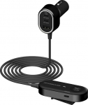 Scosche CPD100EX-VA1 Kuue pordi 100W USB autolaadija kiirlaadimisadapter PD 30W & 20W USB-C pordid & 18W USB-A port, reisilaadija mitmetele seadmetele koos 1,5 m pikenduskaabliga iPhone 15, iPad jaoks