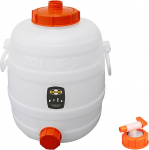 Mostfass 20 liitrit koos v&auml;ljalaskekraaniga NW10, Fermentatsioonit&uuml;nn PE (20 L &uuml;mmargune) viinamarjavirde, veini, siidri, mahlade, h&otilde;&otilde;gveini, jookide, barrel jookide barrel toiduohutu, plastikust fermentatsioonikonteineriga