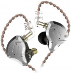 KZ ZS10 Pro 4BA + 1DD Bass Drive In-Ear k&otilde;rvaklapid, HiFi Stereo k&otilde;rvaklapid, higikindlad, spordik&otilde;rvaklapid, m&uuml;raeristavad monitorid muusikutele, DJ k&otilde;rvaklapid, 2-poolne eemaldatav kaabel, must, ilma mikrofonita