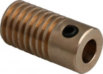 Schneckensatz aus Messing mit 0,5 Modul, Schneckenrad 60 Z&auml;hnen for Zahnradwellen mm Bohrung, Zubeh&ouml;r for Ersetzen von Zahnr&auml;dern