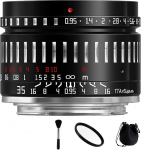 TTArtisan 35mm F0.95 APS-C Frame Lens Large Aperture Wide Angle Manual Lens for Canon EOS R RF Mount Mirrorless Cameras R RP R3 R5 R6 R7 R10
