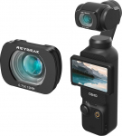 REYGEAK Wide Angle Lens Compatible with Osmo Pocket 3, Magnetic Design Lens for DJI Osmo Pocket 3