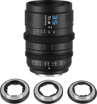 SIRUI VP-1 Vision Prime 1 T1.4 Full Frame Cine Lens, 35mm Cinema Lens with Manual Focus and Pre-Installed E-Mount, Interchangeable RF/Z/L Mounts (Black)