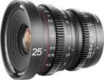 Meike 25mm T2.2 Large Aperture Manual Focus Prime Low Distortion Mini Cine Lens Compatible with Sony E Mount Cameras