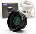 FotoZ Professional 10X super makroobjektiiv Canon EOS M6 M50 Mark II M100 M200 R50 R100 koos EF-M 15-45mm RF-S 18-45mm komplektobjektiiviga.