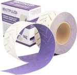 Clean Sandpaper Roll Purple Clean Sanding Rolls 70 mm x 12 m Multi-Hole Sandpaper Roll Rectangular Hand Torn Sandpaper for Removaling Coatings, Car Sanding, 600 Grit