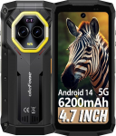 Ulefone Armor Mini 20 Pro v&auml;litingimustes kasutatav mobiiltelefon, Android 14 5G mini nutitelefon 16GB + 256GB/SD-2TB, 4,7-tolline HD+ 90Hz IP68/69K veekindel mobiiltelefon 6200mAh/33W kiirlaadimine, 64MP &ouml;&ouml;n&auml;gemine,
