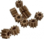 Modulritzel, Motorritzel, 10 St&uuml;ck Modulritzel, kleines Ritzelgetriebe aus Eisen/Kupfer, 9 Z&auml;hne, 2/3/3,1/3,9 mm Loch for Modellzahnr&auml;der GS(Copper gear,1m 9t 3.9mm)
