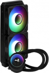 Aerocool MIRAGEL240PK, protsessori vedelikjahutus, 2 ventilaatorit 12 cm ARGB, TDP 400W, roosa