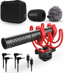 Movo X1-Mini Video Shotgun mikrofon kaamerale Supercardioid 3,5 mm/USB-C analoog/digitaalne kaameramikrofon DSLR, iPhone ja Android nutitelefonidele, arvutitele - &uuml;hildub Canon EOS, Nikon, Sony'ga