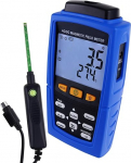 Professional AC/DC Gauss Meter Magnetic Field Strength Magnetometer 3000mT (30000G) Teslameter Auto/Manual Recording Meter Tester