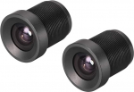 CCTV kaamera objektiiv 3.6mm fookuskaugusega 720P F2.0 1/3" laiatarbe CCD kaamerate jaoks, 2 tk pakendiga