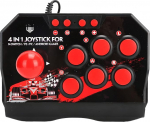 Universaalne Nostalgia Arcade Fight Stick, Arcade Fight Stick, juhtmega Arcade Joystick, m&auml;ngutarvikud Switch/PC/PS3 jaoks - Ergonoomiline disain, klassikaline must/punane v&auml;rvus, universaalne N