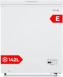 Wonder WCH1501EDC Horizontal Freezer, White, 142 Litres, Dual Cooling, 1 Basket, Low Noise, Energy Class E