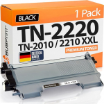 Bubprint &uuml;hilduv toonerikassett Brother TN2220 jaoks HL-2250DN HL-2270DW mustas tooneriga