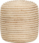 vidaXL Pouf Seat Pouf Seat Stool Footstool Footstool Ottoman Footstool Handmade 40 x 45 cm Jute