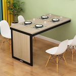 Klappbarer Esstisch Wandmontierter Klappbarer Wandtisch f&uuml;r kleine R&auml;ume, wandelbarer Schreibtisch MDF Wandtisch Computertisch f&uuml;r B&uuml;ro, Schlafzimmer, K&uuml;che
