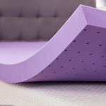 SINWEEK 3 "Gel Memory Foam Matratsi Topper Vented Soft Matratsi Topper CertiPUR-US Certified King Size Purple
