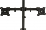 Link Accessori LKBR07 27" Clamp/Bolt-through Black flat panel desk mount - lamedate paneelide lauakinnitus (Clamp/Bolt-through, 75 x 75 mm, 100 x 100 mm, 75 x 75,100 x 100 mm, Computer monitor, -45 - 45&deg;)