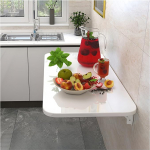 Kaasaegne seinale paigaldatav kokkupandav laud CE laud puidust k&ouml;&ouml;k 1 kl&otilde;psuga kokkupandav laud (50x50cm)