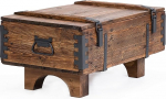Oma disain Vana reisikirstu kohvilaud Cottage puidust m&auml;nni kirst Vintage tekk kasti