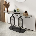 Konsoollaud, kitsas sissep&auml;&auml;sulaud, diivanilaud, kivilaud kohvilaudade taga, pikk kaasaegne aktsentlaud, koridorilaud elutuppa, fuajeesse (must-D)