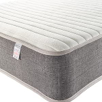 Aspire Beds 9-kihiline konstruktsioonikott + 3000 vedru s&uuml;steem & AC Aspire-Cool Flex j&auml;rgmise p&otilde;lvkonna m&auml;luvahuga h&uuml;briidmadrats, halli v&auml;rvi, 4ft Small Double (4ft x 6ft), 8B-AC-3LMF