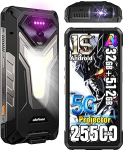 Ulefone Armor 34 Pro Plus 5G v&auml;ljas mobiiltelefonid ilma lepinguta, MTK 7400X 32GB + 512GB/2TB v&auml;ljas nutitelefon Android 15, projektor, 25500mAh, 6.95 tolli FHD+, 1100LM Camping Lamp ehitus