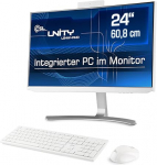 All-in-One PC CSL Unity U24W-AMD, 60.5 cm (23.8 Inches, 1920 x 1080 Full HD) - Powerful AIO (AMD Ryzen 7 5700G CPU 8 x 3800 MHz, 1000 GB SSD, 16 GB DDR4-RAM), White