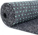 Carpeto Rugs Artificial Grass, Balcony Rug Waterproof, Artificial Grass Rug Outdoor, Lawn Rug Balcony, Sold by the Metre with Nubs, Artificial Grass Balcony Rug, Grey, 200 x 350 cm