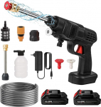 21 V traadita survepesur, 50 baari aku survepesur, kaasaskantav autopesup&uuml;stol, puhastusseade autode, akende, muru ja basseinide puhastamiseks (2 x aku)