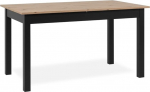 DEINE TANTE EMMA Coburg 120 003410 Dining Room Table in Artisan Oak / Black Approx. 120 x 76 x 70 cm Extendible 160 cm