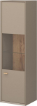 Germania Calvi 2329-245 Hanging Display Cabinet Stone Grey / Navarre Oak Nb. 35 x 40 x 140 cm (W x H x D)