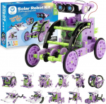 Sillbird Solar Robot Kit poiste jaoks, 12-in-1 Mint &otilde;ppem&auml;ngu lastele alates 8 aastat, DIY kingiidee s&uuml;nnip&auml;evaks ja j&otilde;uludeks, 190 t&uuml;kki