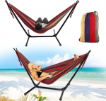 Double Hammock koos eemaldatava alusega - punane