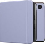 kwmobile Flip Case &uuml;hilduv Kobo Kobo Libra Colour/Tolino Vision Colour &uuml;mbris - eReader Case Made of Faux Leather - Cover - Lavender