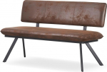 B&D home Juna s&ouml;&ouml;gitoapink, 140 cm, polsterdatud seljatoega, metallraamiga s&ouml;&ouml;gituppa, esikusse, garderoobi, t&ouml;&ouml;stuslik moodne disain, mokkamoe v&auml;limus, pruun, 11310-140 Pruun