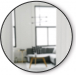 Umbra peegel, must, 91cm