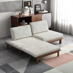 Lartis 200 cm diivanvoodi, v&auml;ljat&otilde;mmatav voodi, kaasaegne diivanvoodi, kaasaegne futon elutuppa/korterisse/magamistuppa, mooduldisaini diivan, t&auml;ispuidust raamiga